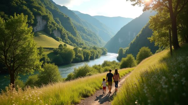 Randonnée facile dans les gorges du verdon : découverte en famille